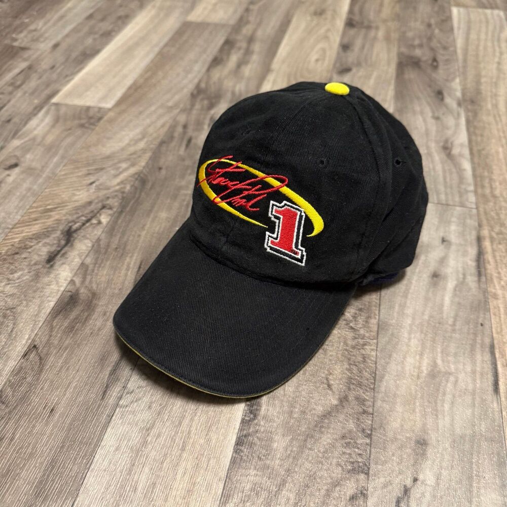 Vintage NASCAR Steve Park #1 Chase Authentics black cap hat